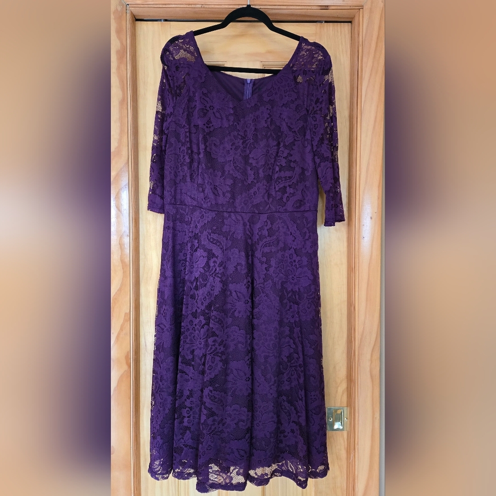 DressyStar - 2XL - Purple Dress